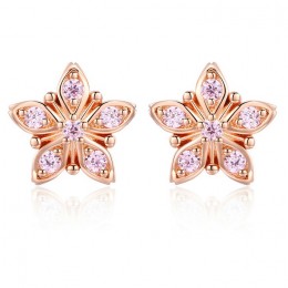 Cercei argint Sakura Cherry Flower